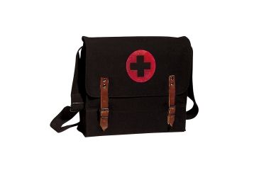 Image of Rothco Canvas Nato Medic Bag, Black, 8142-Black