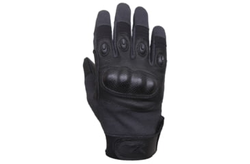 Image of Rothco Carbon Fiber Hard Knuckle Cut/Fire Resistant Gloves - Mens, Black, 2XL, 2808-Black-2XL