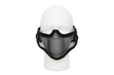Image of Rothco Carbon Steel Half Face Mask, Black, 847-Black