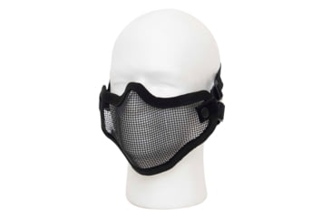 Image of Rothco Carbon Steel Half Face Mask, Black, 847-Black