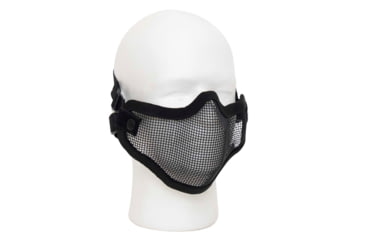 Image of Rothco Carbon Steel Half Face Mask, Black, 847-Black