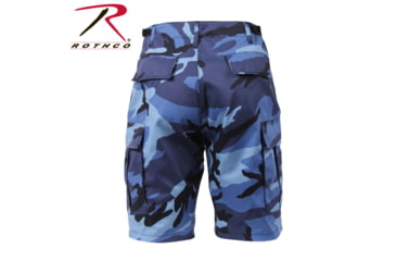 Image of Rothco Colored Camo BDU Shorts, Extra Large, Black Camo, 1817-BlackCamo-XL