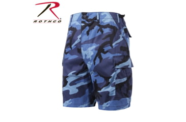 Image of Rothco Colored Camo BDU Shorts, Extra Large, Black Camo, 1817-BlackCamo-XL