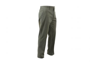 Image of Rothco Deluxe 4-Pocket Chinos, Olive Drab, 38, 4978-OliveDrab-38