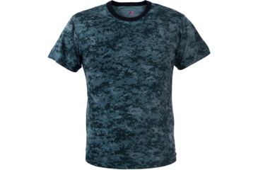 Image of Rothco Digital Camo T-Shirt, Midnight Navy Blue, Small, 88947-MidnightNavyBlue-S