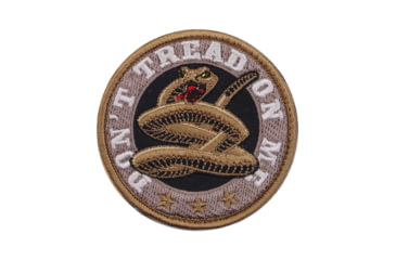 Image of Rothco Dont Tread On Me Round Morale Patch, Bulk Packaging, 73193-BulkPackaging