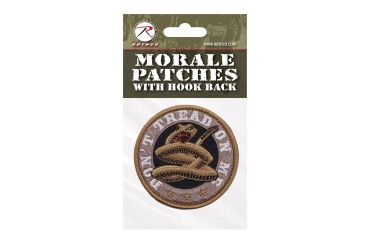 Image of Rothco Dont Tread On Me Round Morale Patch, Header Card, P73193-HeaderCard