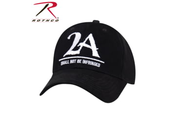 Image of Rothco 2A Shall Not Be Infringed Low Profile Cap, Black, 3974