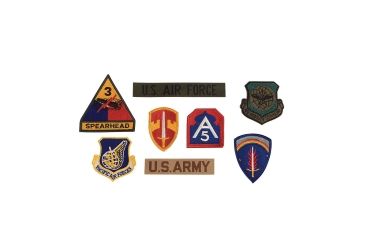 Image of Rothco G.I. Military Assorted Military Patches, 50 pieces, 7489-50pieces