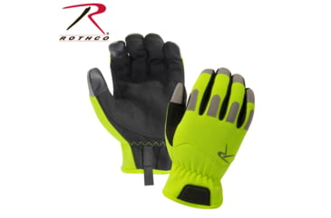 Image of Rothco Rapid Fit Duty Gloves, Safety Green, Extra Small, 34691-SafetyGreen-XS