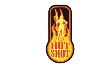 Image of Rothco Hot Shot Morale Patch, Red, 72185-Red