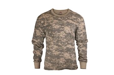 Image of Rothco Kids Long Sleeve Camo T-shirt, ACU Digital Camo, Extra Small, 6775-ACUDigitalCamo-XS