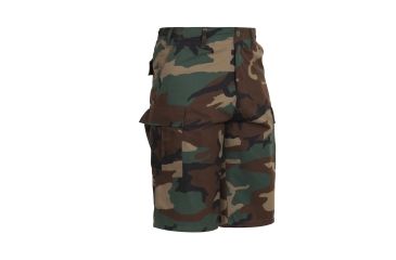 Image of Rothco Long Length Camo BDU Short, Woodland Camo, XL, 7765-WoodlandCamo-XL
