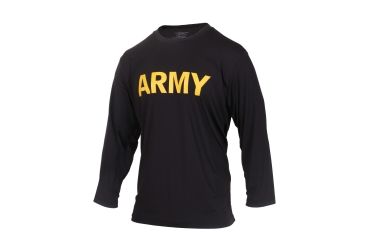 Image of Rothco Long Sleeve Army PT Shirt, Small, 56020-S