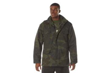 Image of Rothco M-65 Camo Field Jacket, 3XL, Camo, 12087-MidnightWoodlandCamo-3XL