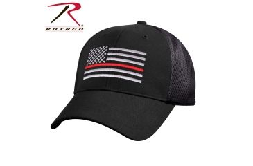 Image of Rothco Mesh Back Thin Red Line Tactical Cap, 7493
