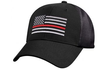 Image of Rothco Mesh Back Thin Red Line Tactical Cap