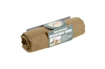 Image of Rothco Microfiber Towel, Coyote Brown, 15x24, 94-CoyoteBrown-15x24