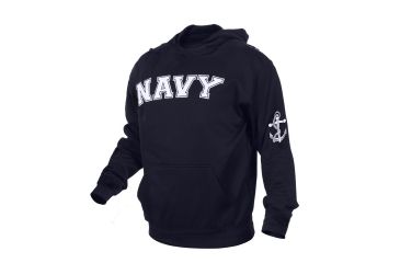 Image of Rothco Military Embroidered Pullover Hoodies - Men's, 2057-Navy