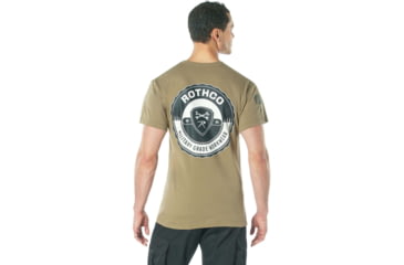 Image of Rothco Military Grade Workwear Bottle Cap T-Shirt - Mens, Coyote Brown, Small, 11365-CoyoteBrown-S