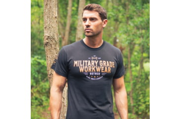 Image of Rothco Military Grade Workwear Graphic T-Shirt, Black, S, 11340-Black-S