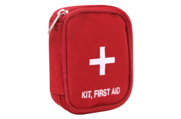 Image of Rothco Military Zipper First Aid Kit, Black, 9328-Black