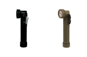 Image of Rothco Mini LED Army Style Flashlight, Black, Olive Drab