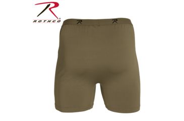 Image of Rothco Moisture Wicking Performance Boxer Shorts - Mens, Antimicrobial, Anti-Odor, AR 670-1 Coyote Brown, Small 3826-S