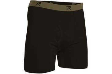 Image of Rothco Moisture Wicking Performance Boxer Shorts - Mens, Black, Medium, 3834-Black-M