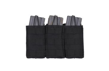 Image of Rothco MOLLE Open Top Triple Mag Pouch, Black, 41005-Black