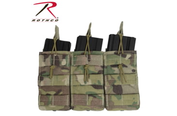 Image of Rothco MOLLE Open Top Triple Mag Pouch, MultiCam, 41003-MultiCam