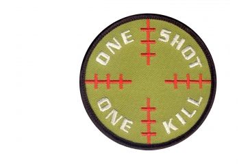 Image of Rothco One Shot One Kill Morale Patch, 72186
