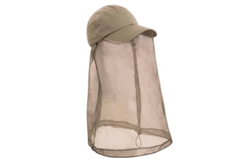 Image of Rothco Operator Cap With Mosquito Net, Khaki, 3646-Khaki
