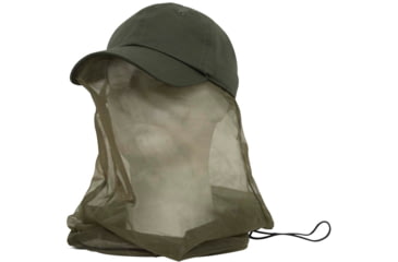 Image of Rothco Operator Cap With Mosquito Net, Olive Drab, 3649-OliveDrab