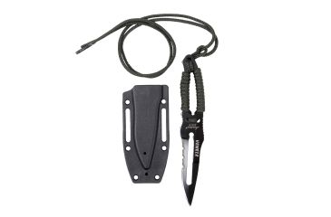 Image of Rothco Paracord Knife w/ Sheath, Olive Drab/Black, 3663-OliveDrabBlack