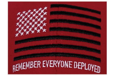 Image of Rothco R.E.D. Remember Everyone Deployed Low Profile Cap - Mens, One Size, Red, 4964-Red