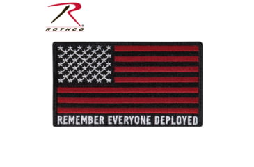 Image of Rothco R.E.D. - Remember Everyone Deployed Flag Patch With Hook Back, 1877