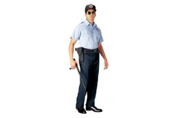 Image of Rothco Short Sleeve Uniform Shirt, Light Blue, XL, 30025-LightBlue-XL