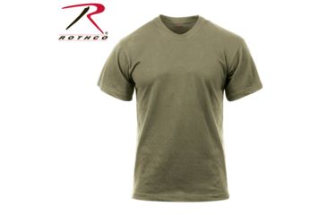 Image of Rothco Solid Color 100% Cotton T-Shirt, AR 670-1 Coyote Brown, L, 2934-AR670-1CoyoteBrown-L