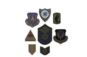 Image of Rothco Subdued Military Assorted Military Patches, 50 pieces, 8913-50pieces
