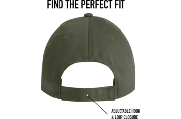 Image of Rothco Supreme Solid Color Low Profile Cap - Mens, One Size, Ranger Green, 10514-RangerGreen-OneSize
