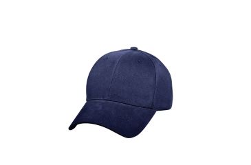 Image of Rothco Supreme Solid Color Low Profile Cap, Navy Blue, 8286-NavyBlue