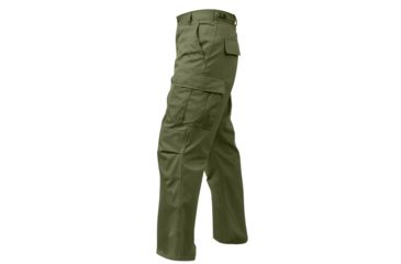Image of Rothco Tactical BDU Cargo Pants, Black, Medium, Short, 7971-Black-M-Short31-35Waist2612-2912Length