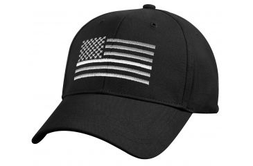 Image of Rothco Thin White Line Flag Low Pro Cap