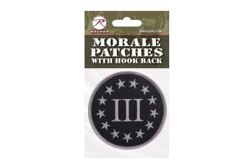 Image of Rothco Three Percenter Patch, Header Card, P73199-HeaderCard