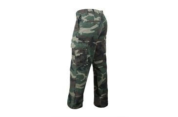 Image of Rothco Vintage 6-Pocket Flat Front Fatigue Pants, Woodland Camo, 36, S4871-WoodlandCamo-36