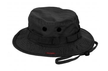 Image of Rothco Vintage Boonie Hat, Black, 7, 5901-Black-7