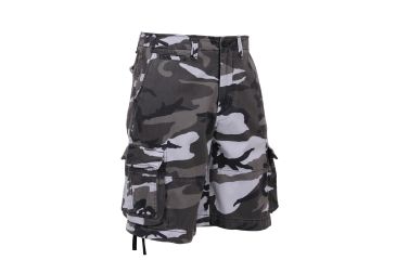 Image of Rothco Vintage Camo Infantry Utility Shorts, City Camo, XL, 2525-CityCamo-XL