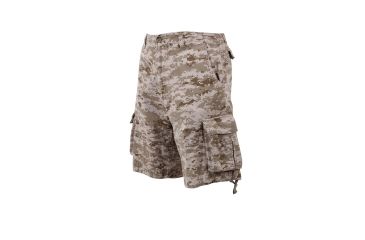 Image of Rothco Vintage Camo Infantry Utility Shorts, Desert Digital Camo, XL, 2760-DesertDigitalCamo-XL