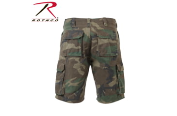 Image of Rothco Vintage Camo Paratrooper Cargo Shorts, Woodland Camo, 3XL, 2142-WoodlandCamo-3XL